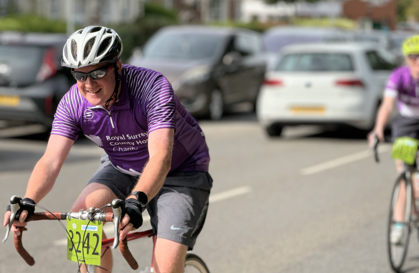 Farnham Charity Bike Ride/Greg Stafford MP