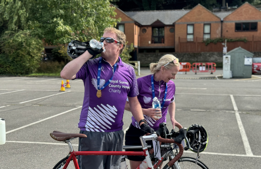 Farnham Charity Bike Ride/Greg Stafford MP