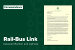 Letter on the Bordon Rail-Bus Link