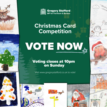 Farnham and Bordon 2024 Christmas Card Competition